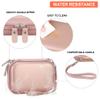 Supmay Hard Travel Case for Yoto Mini (2024 Edition) Kids Screen-Free Bluetooth Audio Player, Storage Holder Protection Case with Zipper Mesh Pocket for Kids Audio Card, Charging Cable, Rose Gold view 3