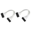 Uonlytech 2pcs ATX Power Extension Cable Internal Extension Cable Male to Female Connector view 1