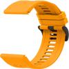 Chainfo compatible with Garmin Descent mk2 / Fenix 6X PRO/Fenix 5X Plus / 6X Sapphire/Fenix 7X Pro Watch Band, Waterproof Soft Silicone Replacement Strap for All Seasons NO231011 (Yellow) view 2