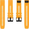 Chainfo compatible with Garmin Descent mk2 / Fenix 6X PRO/Fenix 5X Plus / 6X Sapphire/Fenix 7X Pro Watch Band, Waterproof Soft Silicone Replacement Strap for All Seasons NO231011 (Yellow) view 3