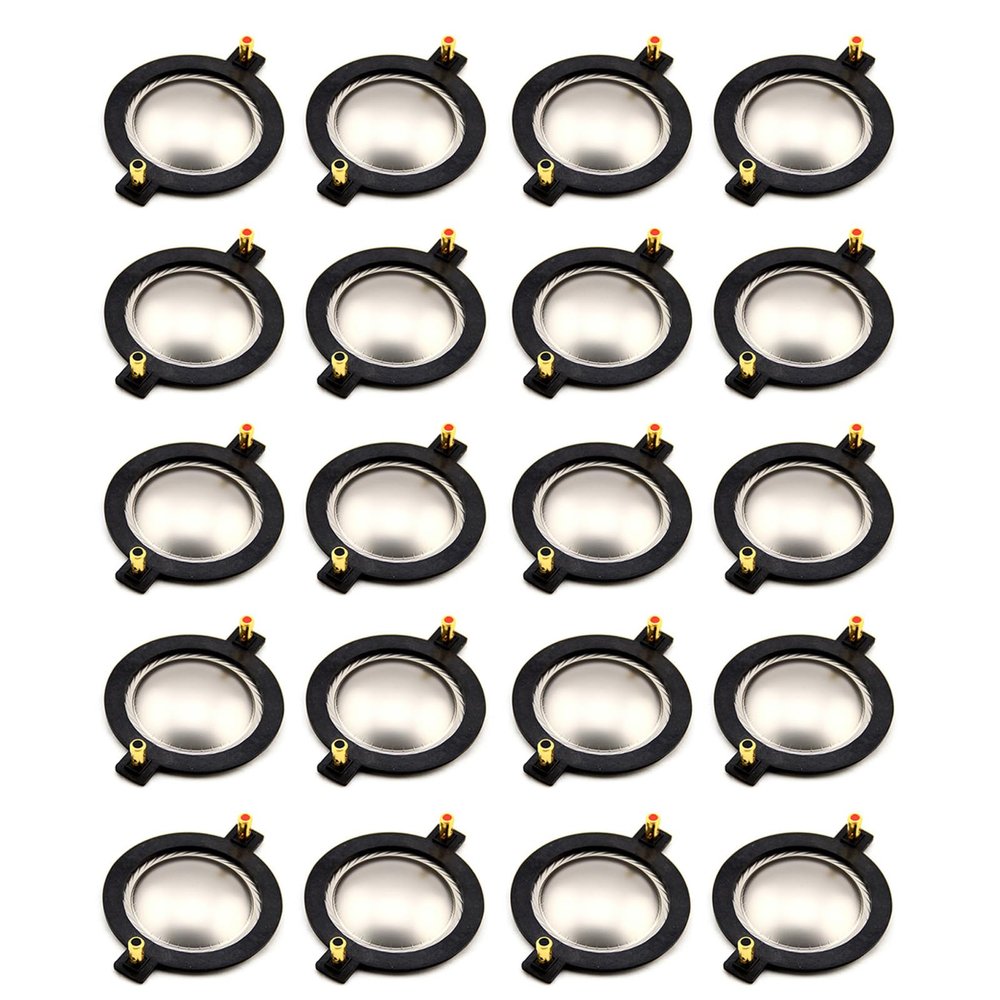20 Pcs Audio Diaphragm 8 Ohms Compatible with PRV RPD3220Ti PRV D3220Ti D3220Ti-ND DE800 Driver