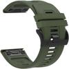 Chainfo compatible with Garmin Descent mk2 / Fenix 6X PRO/Fenix 5X Plus / 6X Sapphire/Fenix 7X Pro Watch Band, Waterproof Soft Silicone Replacement Strap for All Seasons NO231011 (Army Green) view 1
