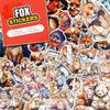 100 PCS Fox Stickers Pack  Waterproof Vinyl Decals for Water Bottles, Laptops, Phones, Notebook, Cars  Cool Vibrant Graphics for Fox Enthusiast view 1