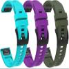 Chainfo compatible with Garmin Descent mk2 / Fenix 6X PRO/Fenix 5X Plus / 6X Sapphire/Fenix 7X Pro Watch Band, Waterproof Soft Silicone Replacement Strap for All Seasons NO231011 (H [Pack of 3]) view 1