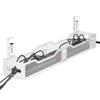 Under Desk Cable Management Tray White, Litwaro Cable Management Under Desk No Drill, 25'' Cable Tray with Clamp for Wire Management, Cord Organizer for Office, Home - No Damage to Table view 1