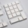 134PCS Stylish White Blank Keycaps XDA Height PBT DyeSub Personalized Keycap Set for Mechanical Keyboard PBT Keycaps Minimalistic Keycaps White Keycaps Replacement Keycaps 134PCS Stylish view 2