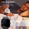 TOOBUR Smart Watch for Women Men Alexa Built-in, 1.8" Compatible Android iOS, Answer&Make Call/Heart Rate/Step Counter/Sleep Tracker/100 Sports, Fitness Tracker Watch IP68 Waterproof, MetalBlack view 4