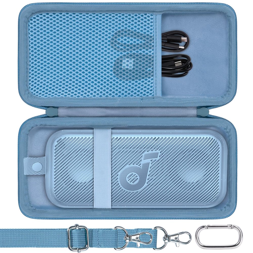 co2CREA Hard Case Compatible with Anker Soundcore Motion 300 Wireless Hi-Res Portable Speaker,Blue Case