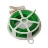 Uonlytech 1pc Garden Metal Cable Tie with Built Cutter Multi-purpose Steel Wire Seal Tape for Securing Plants Vines and Cables for Lawn Park and Gardening Use Green view 1