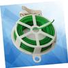 Uonlytech 1pc Garden Metal Cable Tie with Built Cutter Multi-purpose Steel Wire Seal Tape for Securing Plants Vines and Cables for Lawn Park and Gardening Use Green view 2