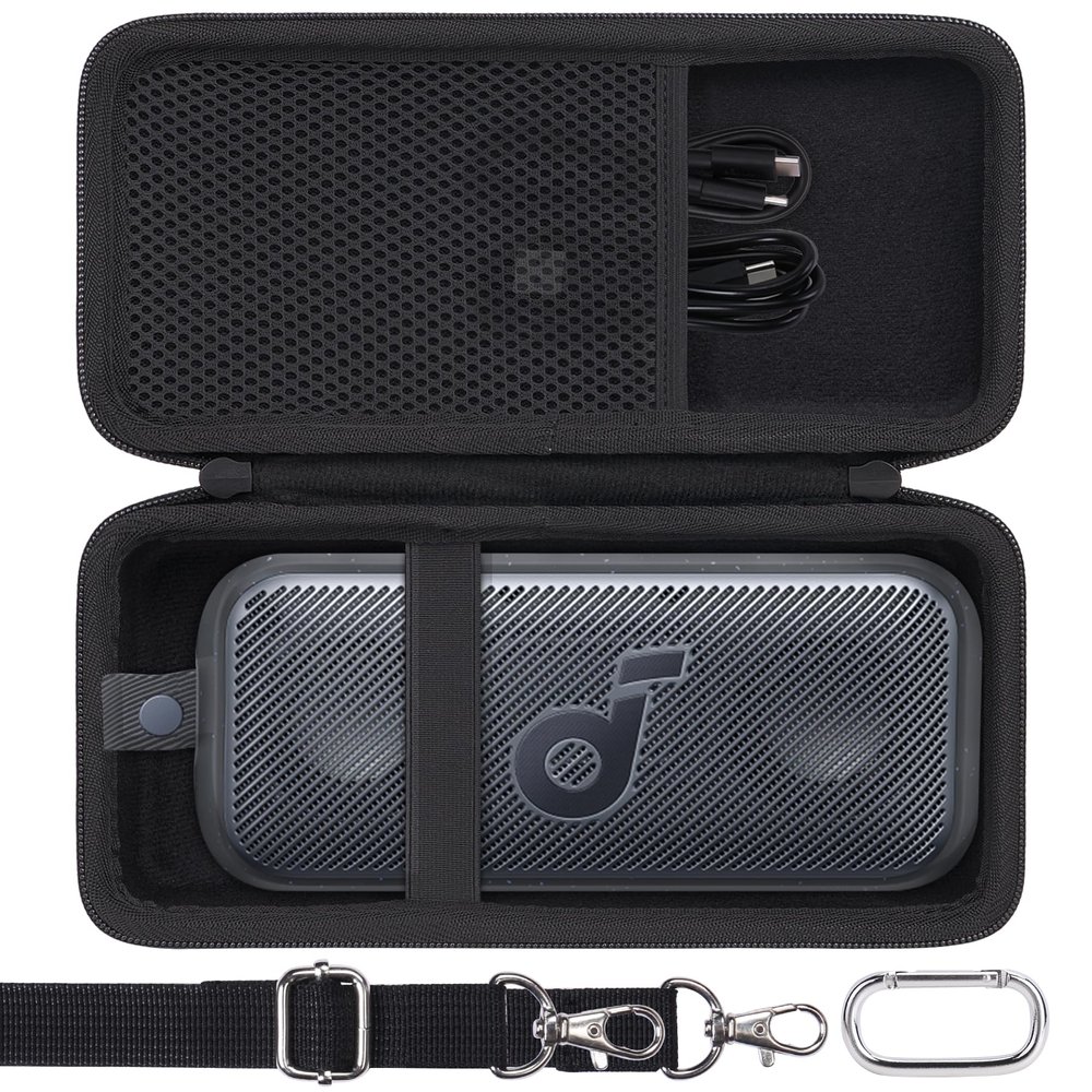 co2CREA Hard Case Compatible with Anker Soundcore Motion 300 Wireless Hi-Res Portable Speaker,Black Case