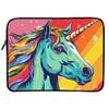 Rainbow Unicorn Mac Book Air 14" Sleeve - Rainbow Aesthetic Gift Ideas - Rainbow Fan Stuff view 1