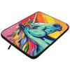 Rainbow Unicorn Mac Book Air 14" Sleeve - Rainbow Aesthetic Gift Ideas - Rainbow Fan Stuff view 4
