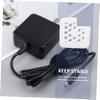 Uonlytech 3pcs Power Adapter Protective Case for Laptop Charger Lightweight Washable Cover Vent for Heat Dissipation Compatible Air view 3