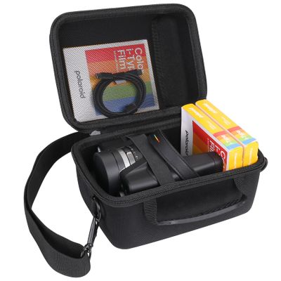 co2CREA Hard Case Compatible with Polaroid I-2 Instant Camera Bundle Color i-Type Film Double Pack