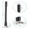 POBADY 2PCS 4G LTE Antenna 3dbi Mini External TS9 Antenna Compatible with 4G LTE Mobile Hotspot MiFi Router Honeycomb Mobile Broadband Modem USB Modem view 3