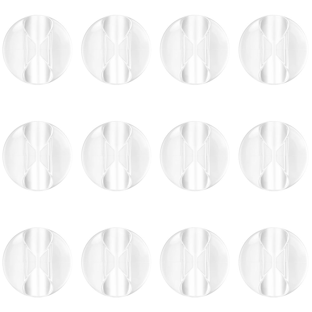 12 Pack Cable Clips, Znben Clear Cord Organizer Holder Adhesive Cord Management Charger Wire Holder Clips for Desk, Home, Office, Car, Cubicle, Nightstand