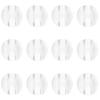 12 Pack Cable Clips, Znben Clear Cord Organizer Holder Adhesive Cord Management Charger Wire Holder Clips for Desk, Home, Office, Car, Cubicle, Nightstand view 1