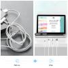 12 Pack Cable Clips, Znben Clear Cord Organizer Holder Adhesive Cord Management Charger Wire Holder Clips for Desk, Home, Office, Car, Cubicle, Nightstand view 2