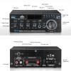 AK45 Home Audio Power Amplifier with Bluetooth, 100Wx2 Audio Stereo Receiver, Home Amplifiers w/FM Radio USB, AUX, RCA, SD for Home Theater Speakers Audio Stereo, Studio view 2