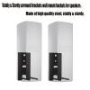 XHSESA Steel Black Wall Mount Brackets Replacement Suitable for Bose OmniJewel Lifestyle 650 Home Entertainment System-1 Pair view 2