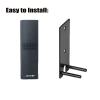 XHSESA Steel Black Wall Mount Brackets Replacement Suitable for Bose OmniJewel Lifestyle 650 Home Entertainment System-1 Pair view 3