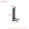 XHSESA Steel Black Wall Mount Brackets Replacement Suitable for Bose OmniJewel Lifestyle 650 Home Entertainment System-1 Pair view 4