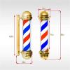 Barber Pole Light Barber Pole LED Red White Blue Rotating Light LED Stripes Pole Light Hair Salon Sign Wall Mount Rotating Light (Color : Black White a) view 2