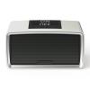 iGuerburn Simple Music Player for Dementia Elderly Seniors Easy MP3 Player as Alzheimers Dementia Visually Impaired Patients Product Gift One-Touch Controls ON/Off Retro Music Box (White-Gray) view 1