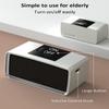 iGuerburn Simple Music Player for Dementia Elderly Seniors Easy MP3 Player as Alzheimers Dementia Visually Impaired Patients Product Gift One-Touch Controls ON/Off Retro Music Box (White-Gray) view 2