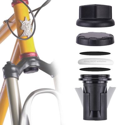 BSSOK AirTag Hold Cover Bike Mount Hidden for Fork, Anti-Theft Protect Air Tag Bicycle Holder - Waterproof for MTB Suspension Fork with Inner Diameter 18-30mm (AirTag Not Included)