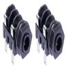 (2 Pack) Neutrik NMJ2HF-S 1/4" Panel Mount Mono Jack, Non-Switched, Solder Tabs view 1