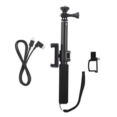 ELBFAE BRDRC Extension Pole Selfie Stick Fixed Clip Module Handheld Gimbal Camera Cable for DJI OSMO Pocket 2 Type-c iOS Android Phone (Color : for Type-C)
