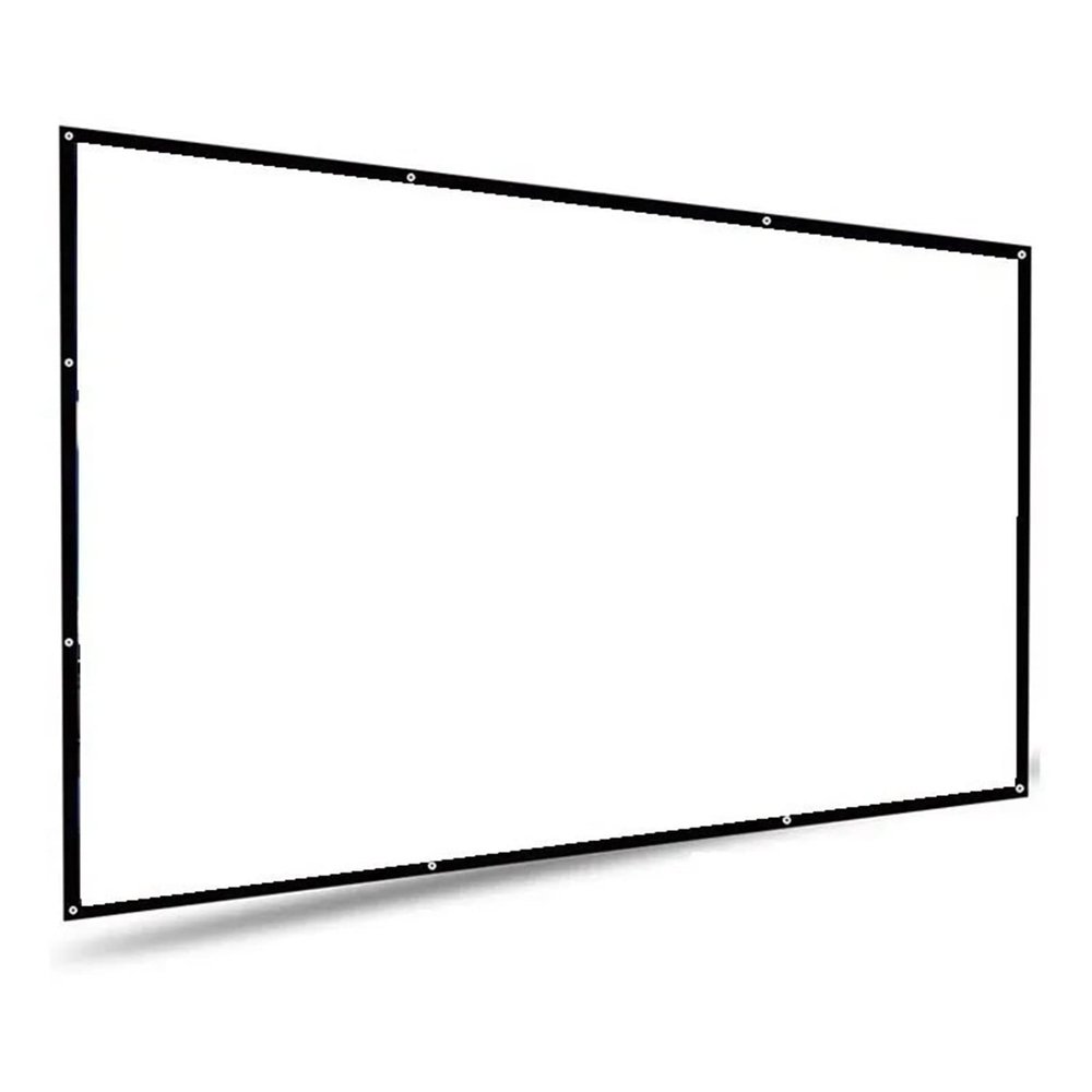 Gavigain Projector Screen,100 inch Portable Foldable Projection Screen 16:9 Indoor Outdoor Projector Movies Screen, Projector Screen for Home Theater Backyard Cinema