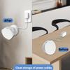 ALINUOYQ Wall Mount Rack for Echo Pop, Stand Mount with Integrated Cable Management, Space Saving Mini Speaker Holder view 2