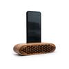 Wooden Phone Speaker Passive Sound Amplifier Smartphone Stand, Dark view 1