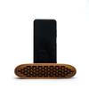 Wooden Phone Speaker Passive Sound Amplifier Smartphone Stand, Dark view 2