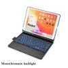 HENGHUI 360 Rotatable Touch Keyboard for iPad 9th/8th/7th Gen 10.2 inch, iPad Air 3rd Gen/Pro 10.5 - Foldable Keyboard with Trackpad, Rose Gold view 4