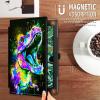 Case for 6.8'' Kindle Paperwhite (11th Generation,2021)+Paperwhite Signature Edition,360 Degree Rotating Swivel Stand Cover for Paperwhite E-Reader 6.8 Inch-Planets and Rockets view 2