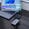 Hub C USB, OBERSTER 5 in 1 USB C Hub with 4K HDMI Output, 3 USB 3.2 with Transfer speeds up to 10Gbps, 100W PD, Adapter USB C for Mac Pro/Air Dell and Other Type C Device view 2