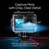 Minolta Action Camera  5K Ultra HD at 30fps, 24MP Photos, 170 Wide-Angle Lens, Dual LCD Screens, Waterproof Case to 100ft, Wi-Fi Control, Sports Cam Kit (Black) view 3