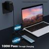 OBERSTER 9 in 1 USB C Hub, Docking Station with 4K@30Hz HDMI, 3 x USB 3.0, USB C 3.0 Data Transfer, USB 2.0, 100W PD, SD/TF Card Reader, Compatible with Laptop and Other Type C Devices view 4