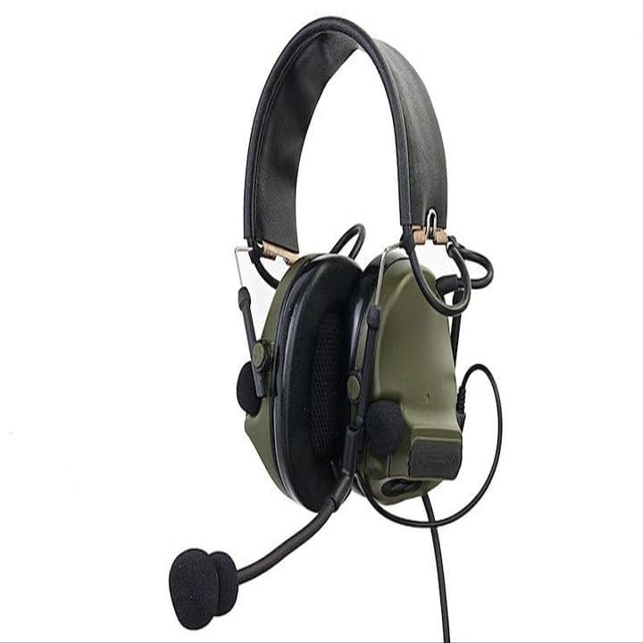 ArmorMason Hard Duty Closed Ear Communications Headset - Green