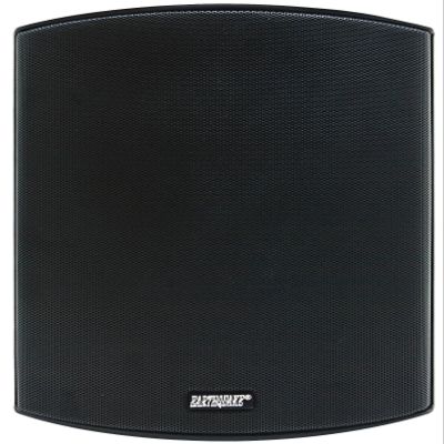 EARTHQUAKE Sound AWS-602Bv2 Outdoor 2-Way All-Weather Loudspeakers - 6.5" Poly Woofer and 3/4" (20mm) PEI Mylar Dome Tweeter with UV-Resistant Enclosure, Matte Black (Pair)