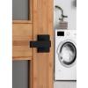 Kwikset Singapore Matte Black Passage Lever 1-3/4 in. view 4