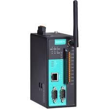 NPort IAW5250A-12I/O-US, 2 -Port RS-232/422/485 WL Device Server, with abgn WLAN, 8DI, 4DO, 1 Ethernet, 2 Serial, US Band