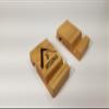 Atelier ArtiJean Double Groove OAK Stand for Tablet and Mobile Phone view 2