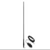 Midland - MXAT04VP-6.6dB Heavy-Duty Bull Bar Antenna with Spring Base Micromobile - 47.5 with 462-468 MHz Frequency - Long Range GMRS Communication - Overlanding Off-Roading - (Bundle) view 1