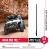 Midland - MXAT04VP-6.6dB Heavy-Duty Bull Bar Antenna with Spring Base Micromobile - 47.5 with 462-468 MHz Frequency - Long Range GMRS Communication - Overlanding Off-Roading - (Bundle) view 4