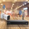 Camius 4K Outdoor Wireless Security Camera System with 8 Channel NVR, 2 Outdoor Battery Operated Cameras with Siren, 4TB Hard Disk, for Home Security, Business view 2